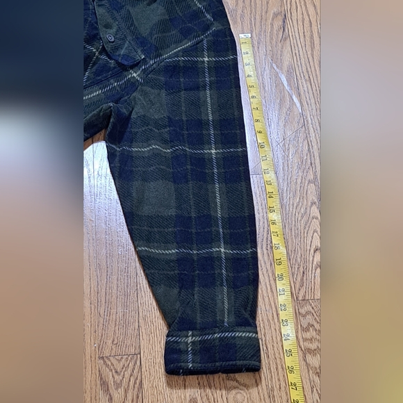 Freedom Foundry Men’s Long Sleeve Green/Blue Plaid Fleece Shirt XXL NWT - Picture 15 of 15